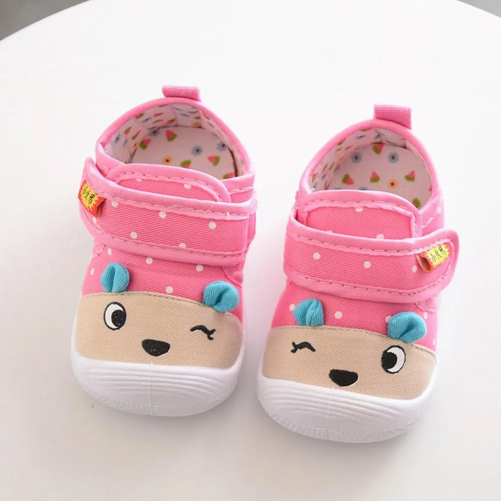 Girls Tennis Shoes Size 3 Girls Baby Infant Sole Soft Boys Cartoon Shoes Squeaky Anti-Slip Kids Baby Shoes Toddler Size 6 Boys Shoes