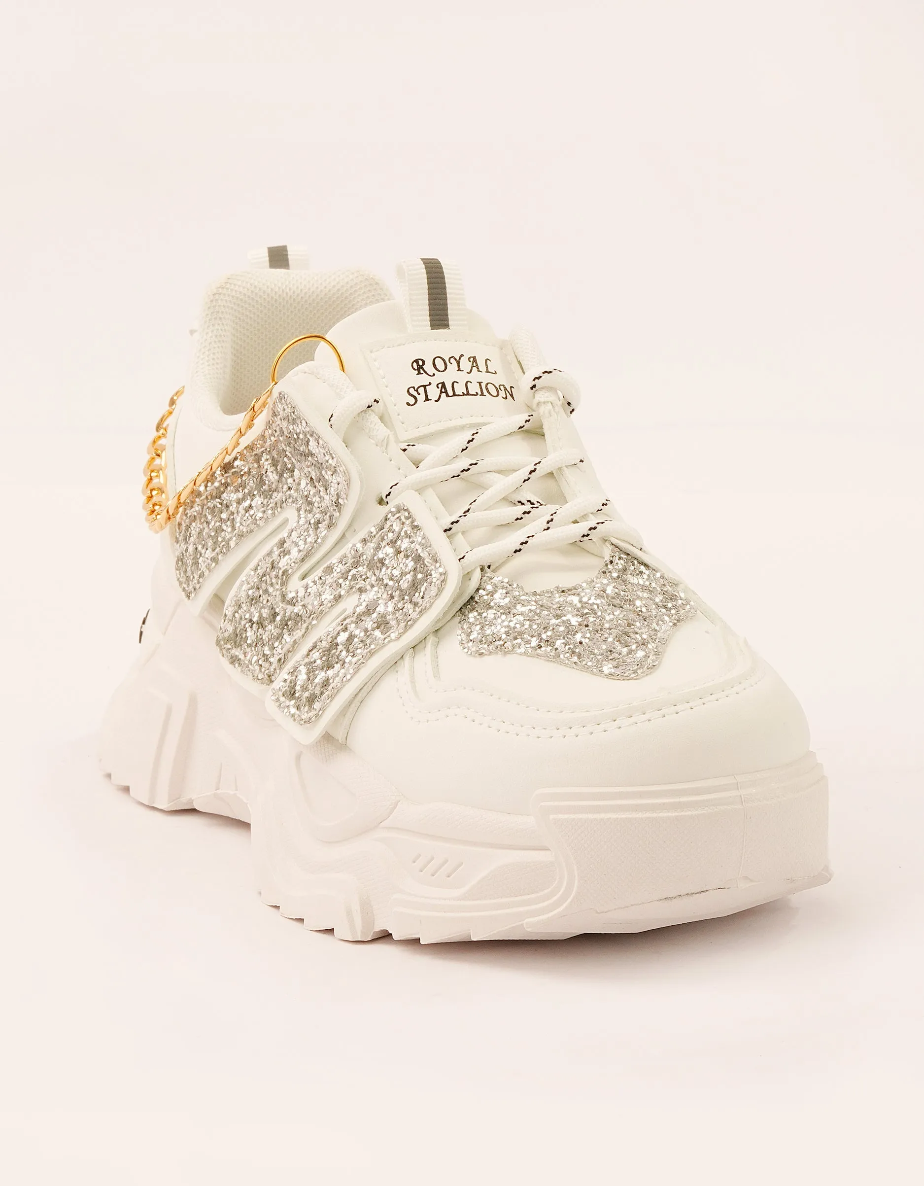 Glam Grip Chain Chunky Sneakers