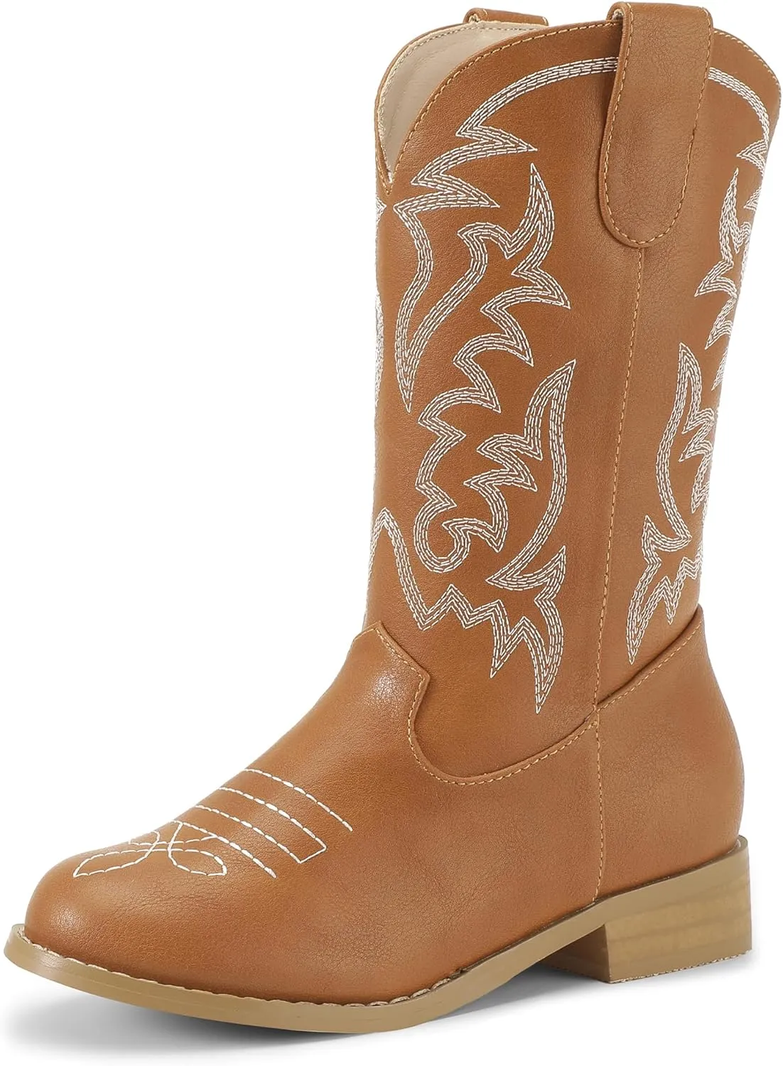 Hehainom Girls Cowgirl Boots for Little Big Kids Cowgirl Booties Toddler Western Riding Shoes Cowboy Boots for Kids