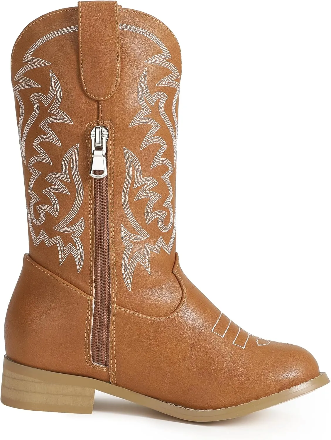 Hehainom Girls Cowgirl Boots for Little Big Kids Cowgirl Booties Toddler Western Riding Shoes Cowboy Boots for Kids