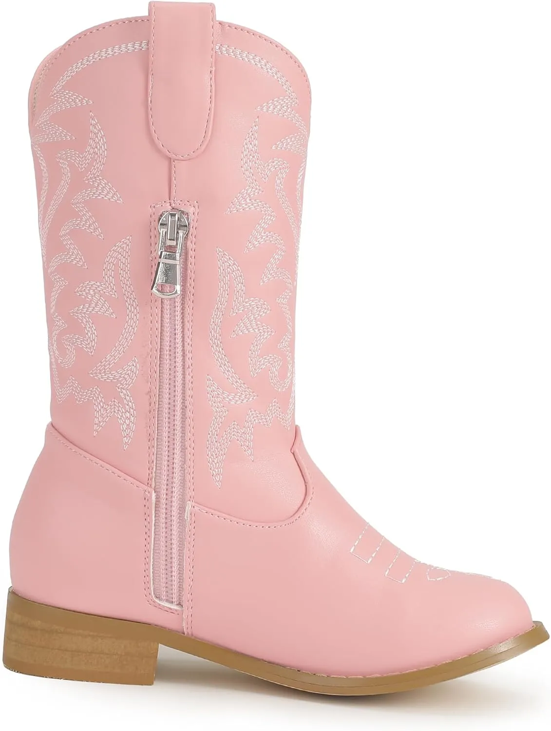 Hehainom Girls Cowgirl Boots for Little Big Kids Cowgirl Booties Toddler Western Riding Shoes Cowboy Boots for Kids