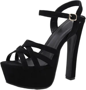 High Heels Women's Sandals high Heels Waterproof Platform Sexy Thick Heels Women's Shoes