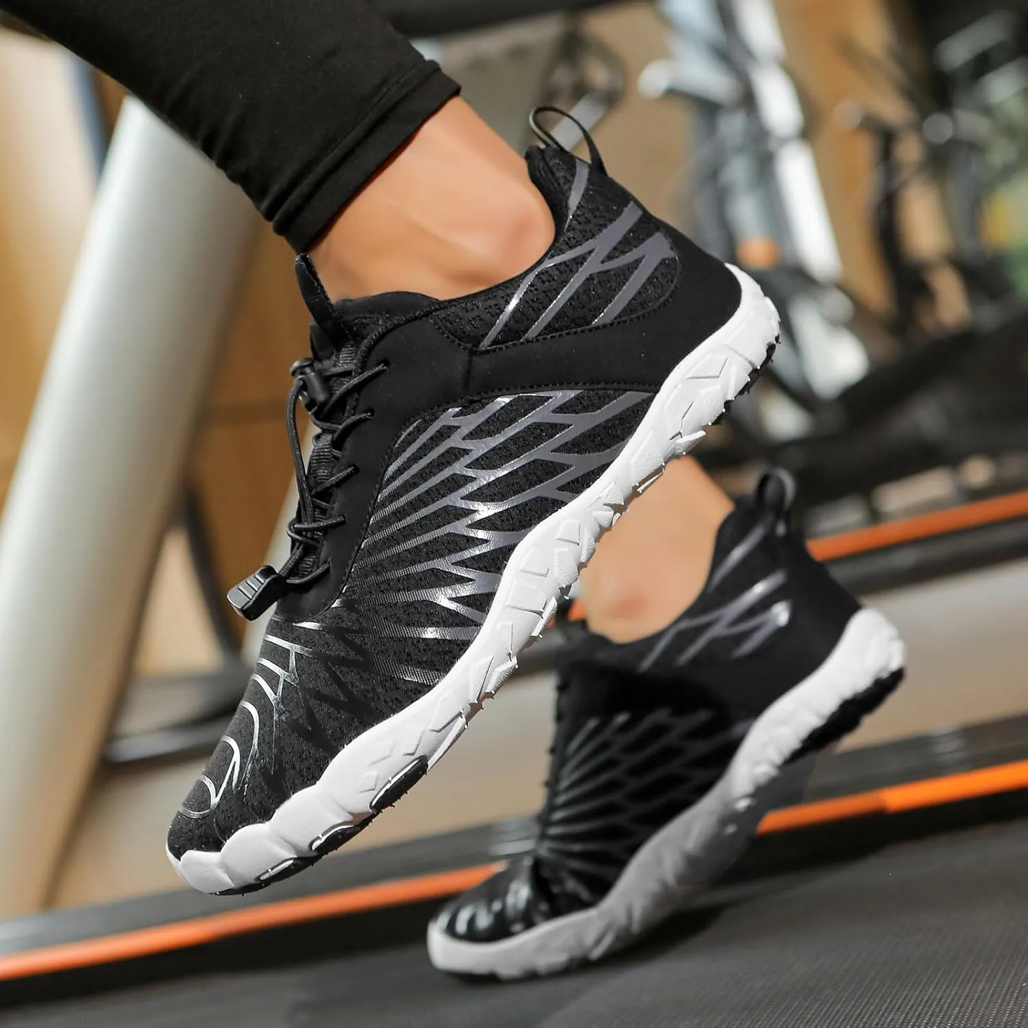 Hike Barefoot Shoes for Women Men Lightweight Breathable Non-Slip Athletic Footwear Wide Toe Box Shoes Comfortable Hiking Walking Sneakers Neuropathy Shoe