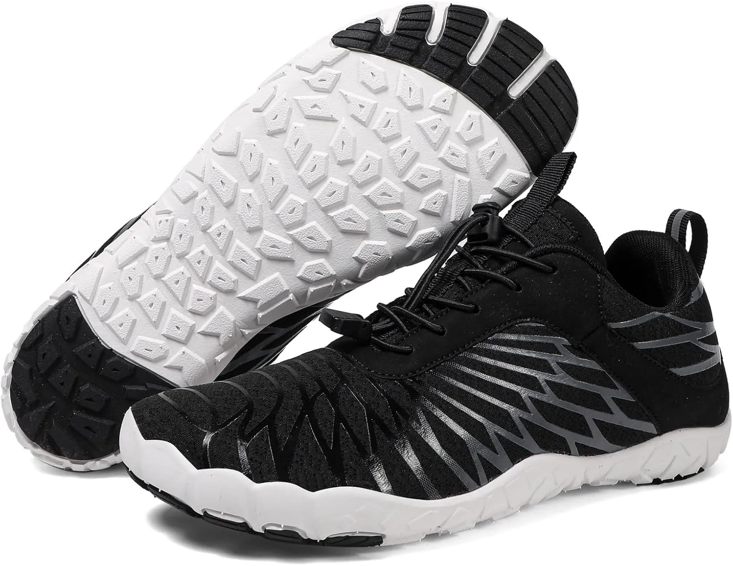 Hike Barefoot Shoes for Women Men Lightweight Breathable Non-Slip Athletic Footwear Wide Toe Box Shoes Comfortable Hiking Walking Sneakers Neuropathy Shoe
