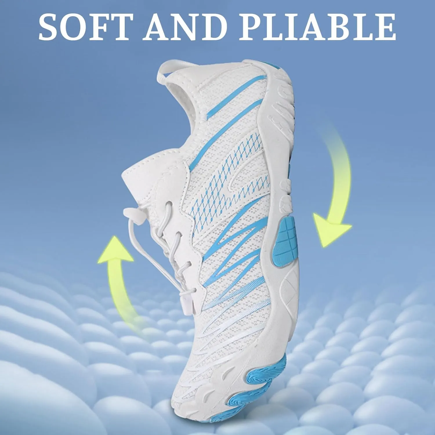 Hike Barefoot Shoes Women Comfortable Walking Shoes Zero Drop Wide Toe Box Running Shoes Beach Sneakers Casual Grounded Footwear for Women Barefoot Yoga Exercise, Camping, Gym Athletic Lightweight