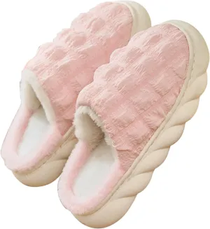 House Shoes for Women Slippers Non Slip Mens Winter House Shoes Non Slip Slippers Womens Black Fluffy Slippers Closed Reindeer Christmas Decoration Gifts for Him 2023