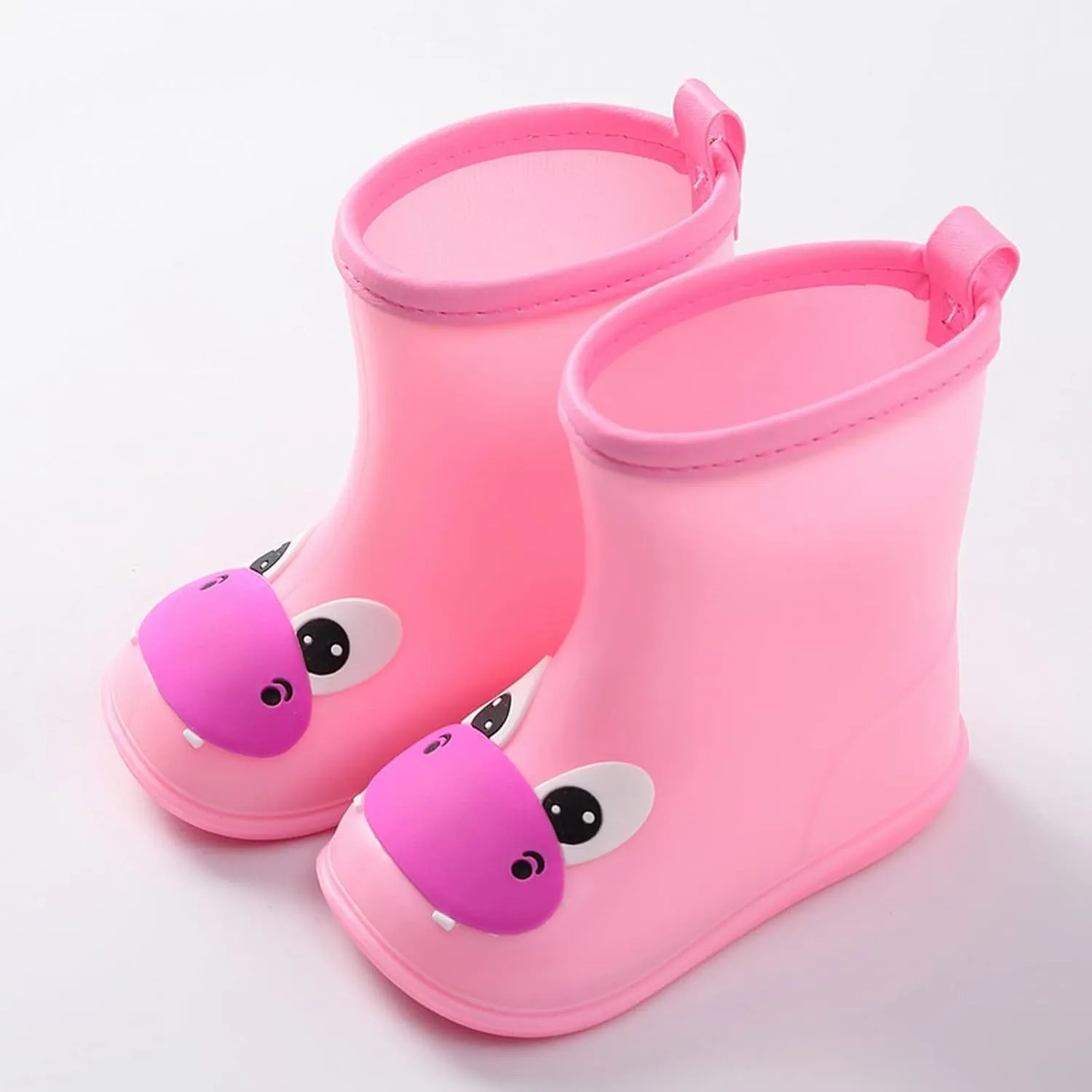 Infant Boys Girls Rain Boots Children's Lightweight Soft Bottom Water Boots Baby Cute Soft Outdoor Play Shoes