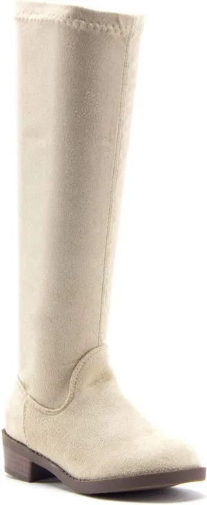 Jazam?? Little Girls Walker Tall Knee High Zipped Round Toe Riding Dress Boots