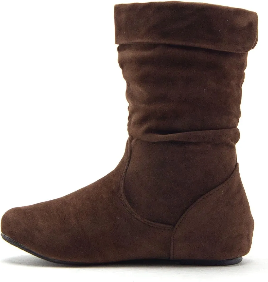 Jazam Little Toddler Girls' Bella Suede Zipped Knee High Riding Dress Boots