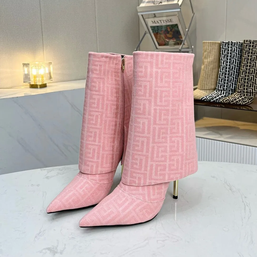 JW919 Balmain Heels Boots / Size5-11