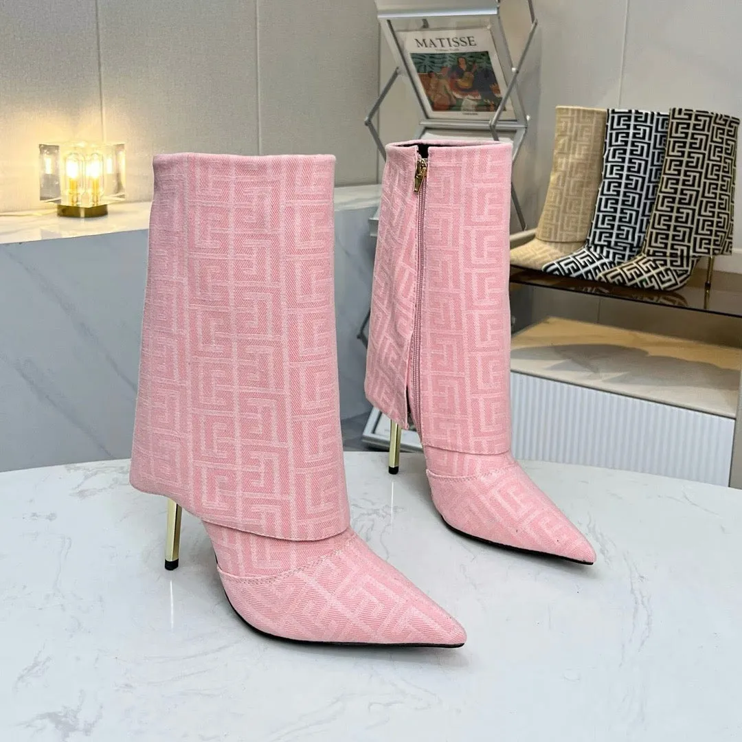JW919 Balmain Heels Boots / Size5-11
