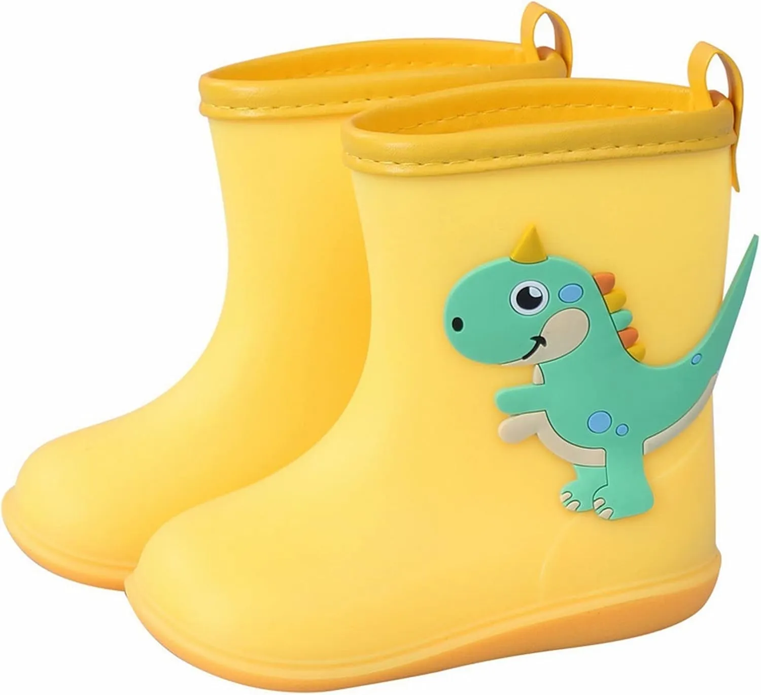 Kids Dinosaur Rain Boots for Boys Girls Cute Mud Boots Waterproof Toddler Lightweight Soft Easy On Rainboots Baby Girl