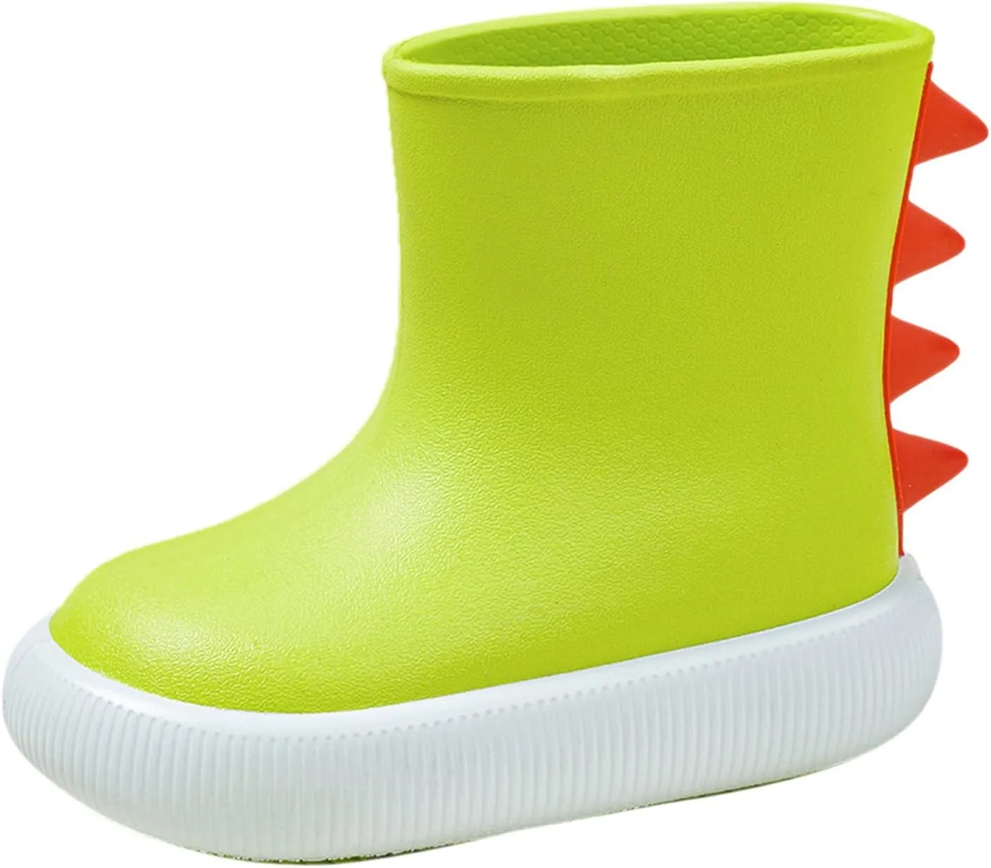 Kids Rain Boots for Girls Boys Toddler Waterproof Rubber Boots Cute Dinosaur Printed Baby Rubber Water Kids Furry Boots
