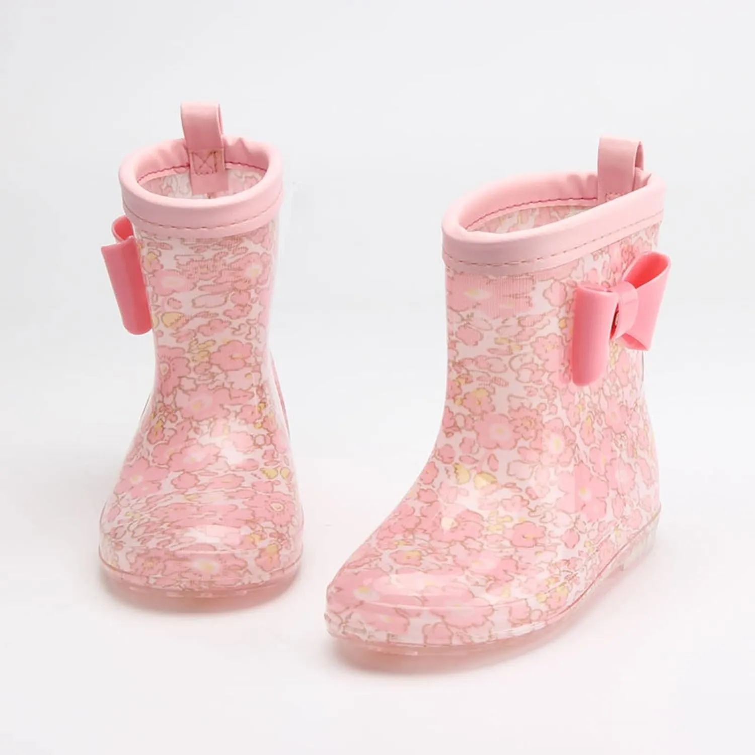Kids Rain Boots, Toddler Girls & Boys Rain Boots Waterproof Water Shoes Non-Slip Mud Boot with Toddler Water Shoes