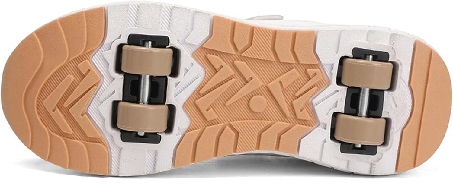 Kid's Roller Skates Boys Girls Removable Skating Shoes Outdoor Sneakers Roller Skating Beginner's Best Choice