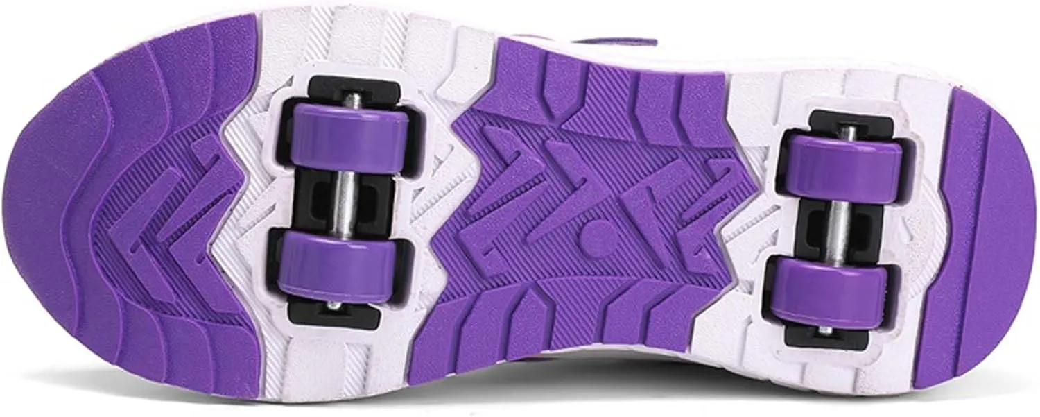 Kid's Roller Skates Boys Girls Removable Skating Shoes Outdoor Sneakers Roller Skating Beginner's Best Choice