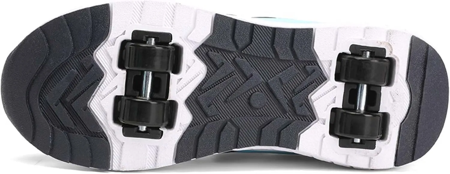 Kid's Roller Skates Boys Girls Removable Skating Shoes Outdoor Sneakers Roller Skating Beginner's Best Choice
