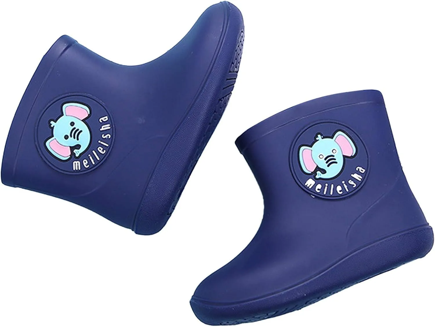 Kids Short Rain Boot for Boys Girls Children Cartoon Non-Slip Lightweight Insulated Mud Boots Water Shoes Infant Shoes