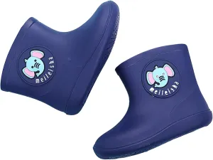 Kids Short Rain Boot for Boys Girls Children Cartoon Non-Slip Lightweight Insulated Mud Boots Water Shoes Infant Shoes