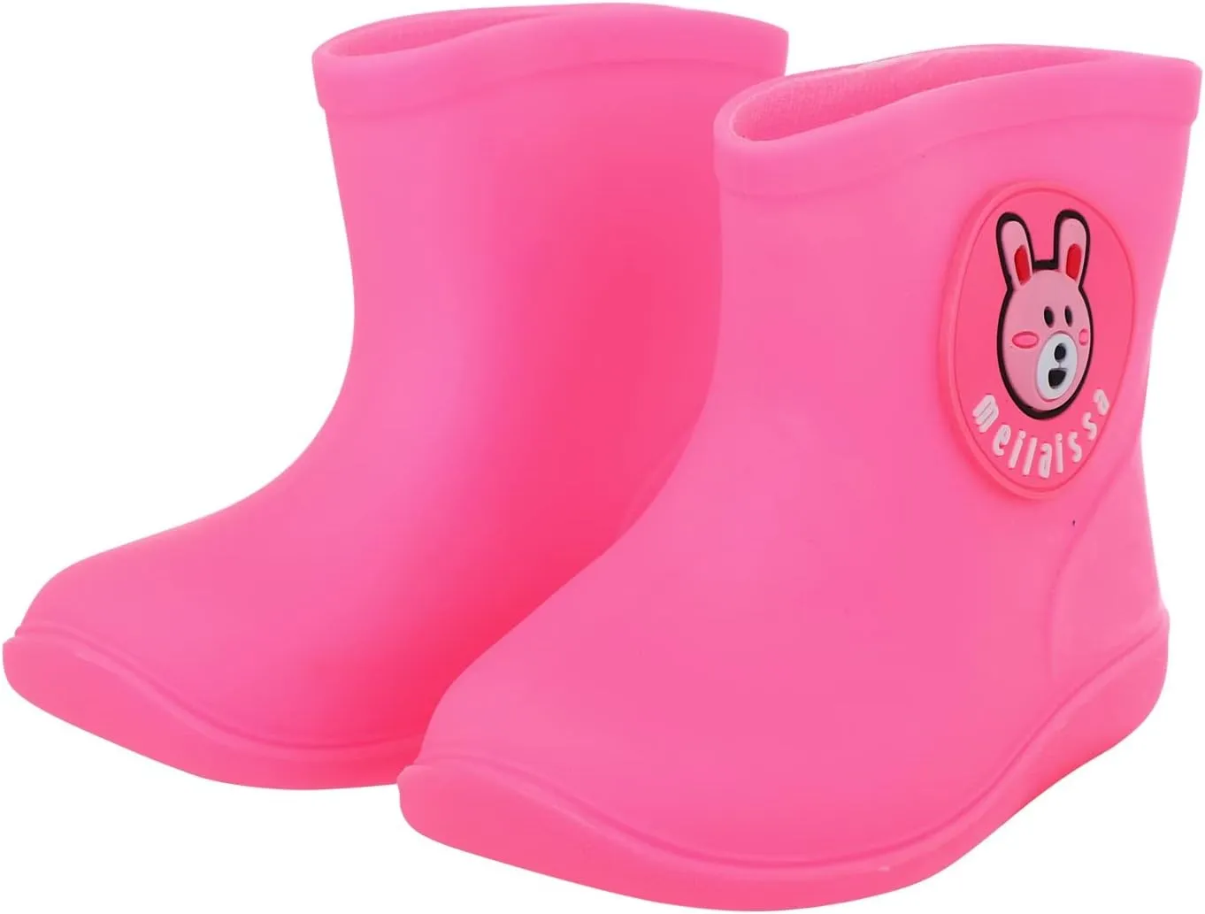 Kids Short Rain Boot for Boys Girls Children Cute Cartoon Non-Slip Lightweight Insulated Mud Boots Kids Water Shoes