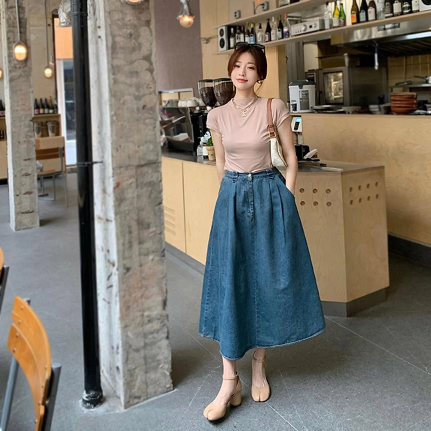 KOKOMOMO Split Toe Chunky Heels for Women Japanese Tabi Shoes Cylindrical Block High Heels Pumps Ankle Strap Buckled Wedding Party Dress Shoes