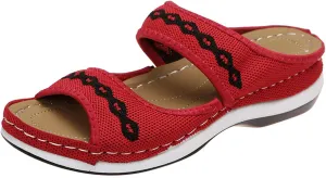 Ladmiple Dress Sandals For Women Orthotic Dressy Summer Flips Flops Orthopedic Slides Arch Support Plantar Fasciitis