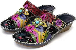 Ladmiple Orthopedic Sandals For Women Flat Feet Arch Support Flip Flops Soft Summer Shoes Dressy Comfortable Orthotic Slides
