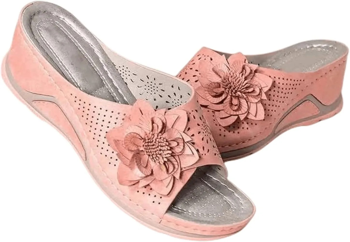 Ladmiple Orthopedic Slippers For Women Plantar Fasciitis Comfortable Walking Flip Flops Orthotic Sandals with Arch Support