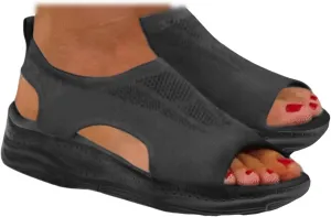 Ladmiple Sandals Women Comfortable Cute Orthopedic Sandals Walking Slippers with Arch Support Summer Slip On Orthotic Shoes