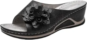 Ladmiple Sandals Women Dressy Summer Flat Comfortable Orthopedic Sandals Arch Support Orthotic Flip Flops Cute Walking Slides