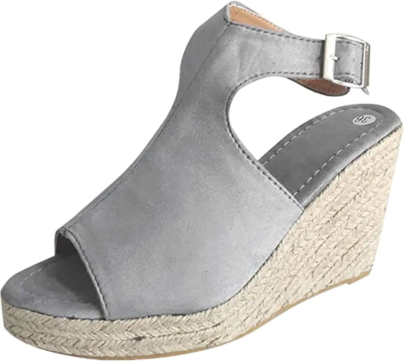 Ladmiple Sandals Women,Womens 2023 Platform Sandals High Heel Wedge Slippers Flip Flop Summer Casual Ankle Buckle Shoes