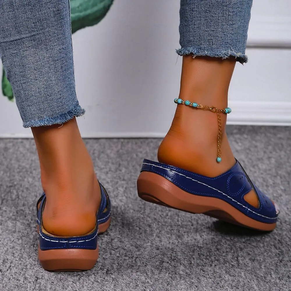 Ladmiple Womens Sandals Comfortable Dressy With Arch Support Orthotic Flip Flops Summer Casual Cute Walking Orthopedic Slides