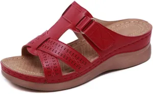 Ladmiple Womens Sandals With Arch Support Plantar Fasciitis Comfortable Orthotic Flip Flops Dressy Summer Orthopedic Slides