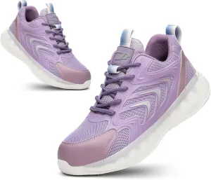 LIWEGHT Steel Toe Shoes for Women Men Lightweight Safety Shoes Composite Steel Toe Sneakers Slip Resistant Comfortable Work Shoes