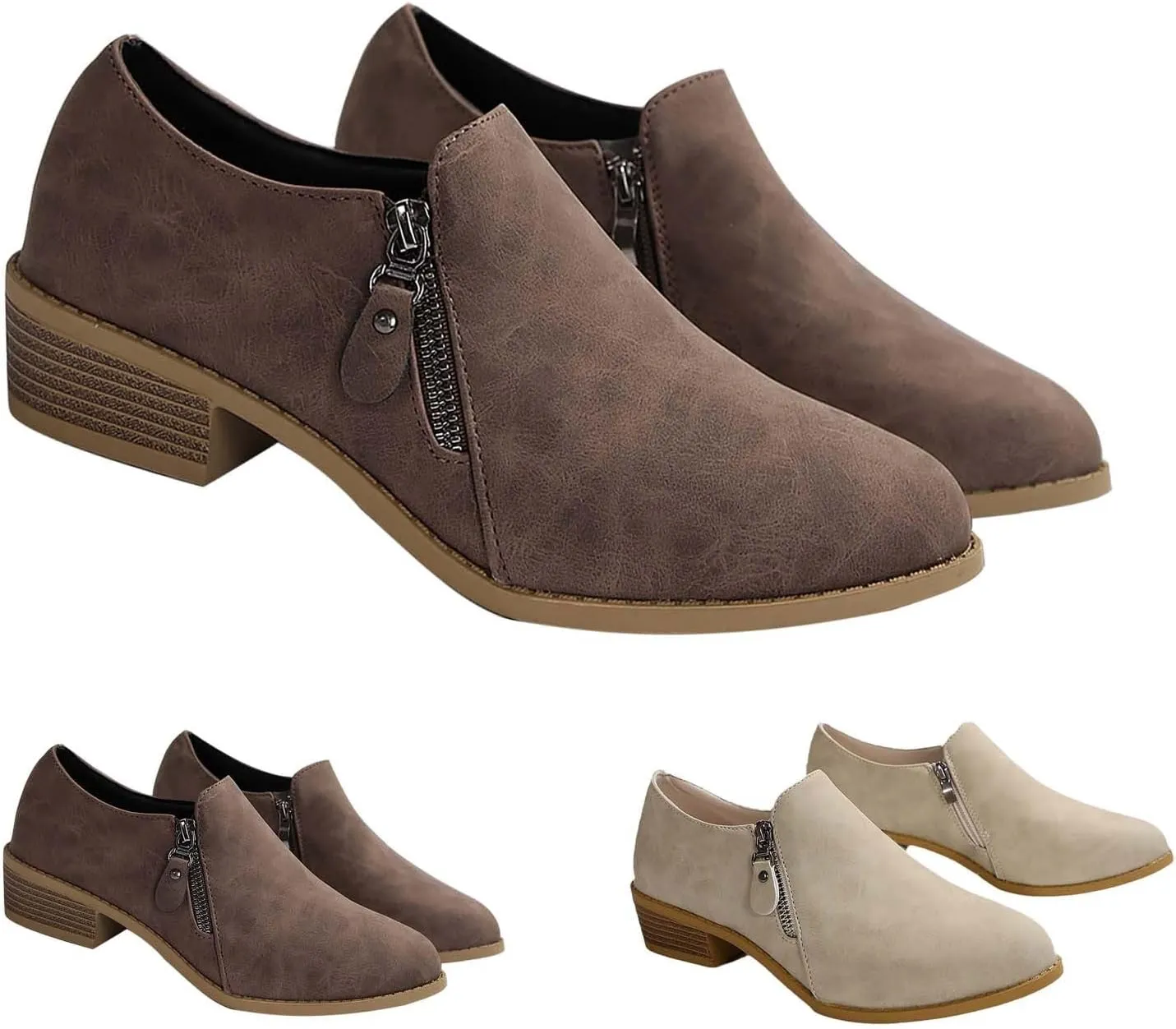 Men Ankle Boots Cow Print Boots for Women Black Heeled Boots for Women Boots for Dresses Women Peep toe Ankle Booties for Women Black Open toe Boots Low Heel Women's Wide Width Flat Booties