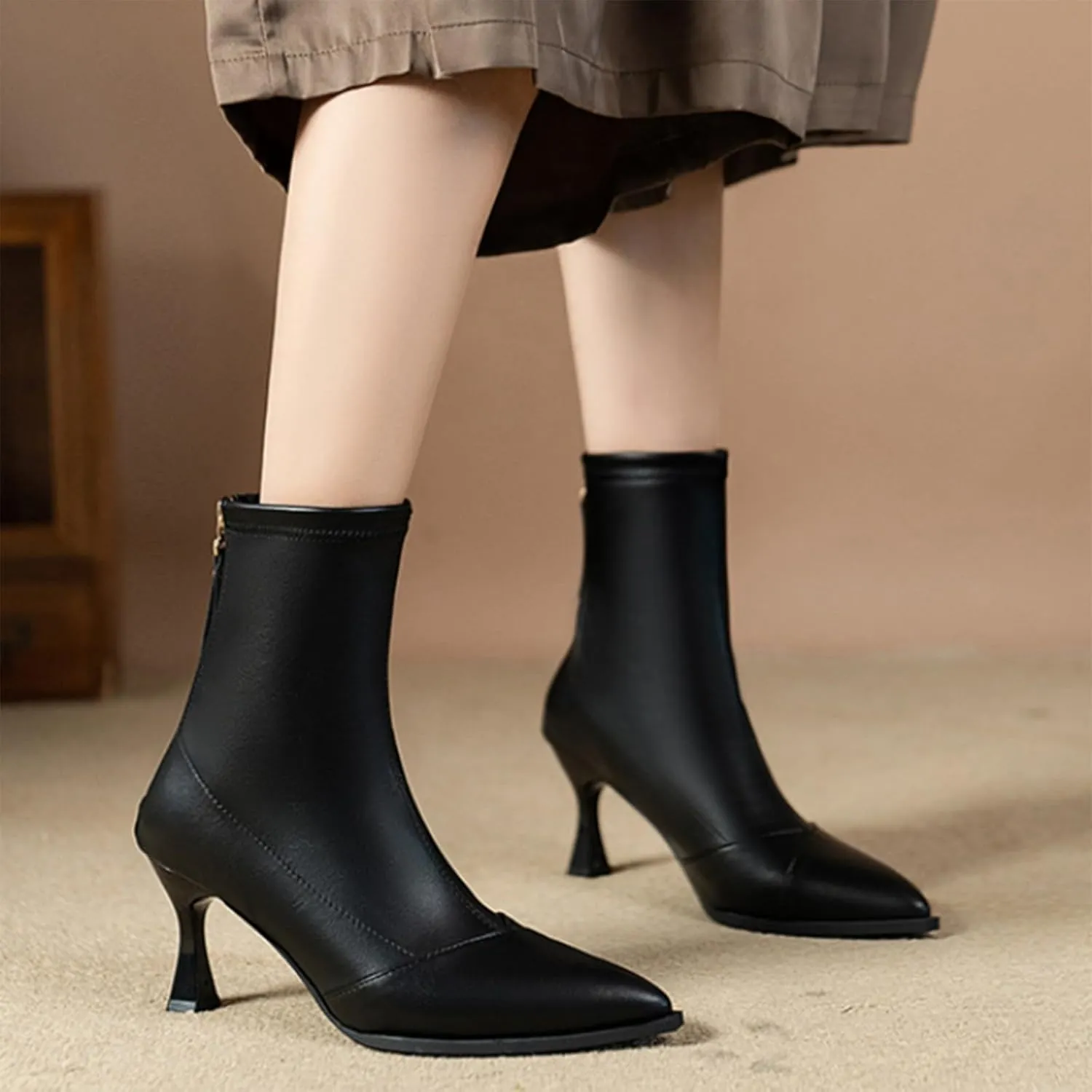 Men Ankle Boots White Booties Womens Wide Width Boots Chunky Brown Boots Black Ankle Boots for Women Chunky Heel Wide Width Women Ankle Boots No Heel