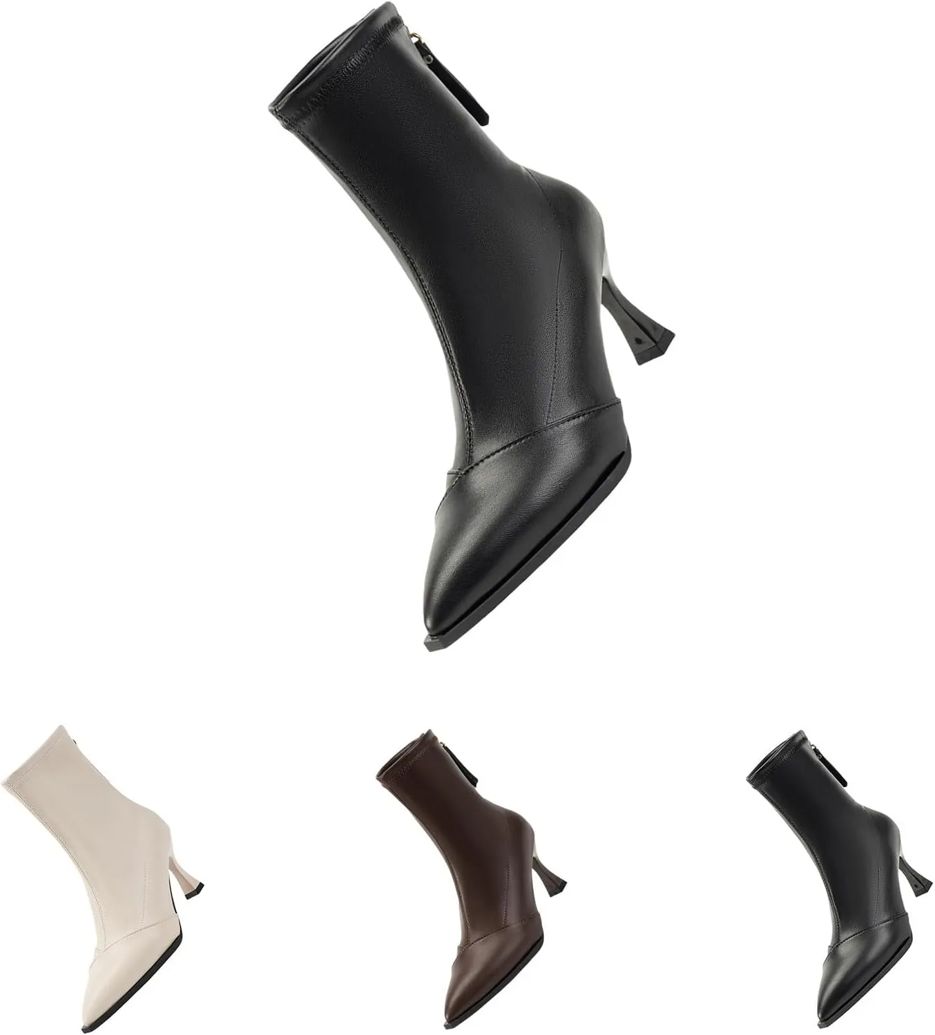 Men Ankle Boots White Booties Womens Wide Width Boots Chunky Brown Boots Black Ankle Boots for Women Chunky Heel Wide Width Women Ankle Boots No Heel