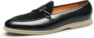 Mens Loafers Casual Dress Slip On Leather Penny Loafers Wedding Business Fashion Tuxedo Walking Shoes for Men