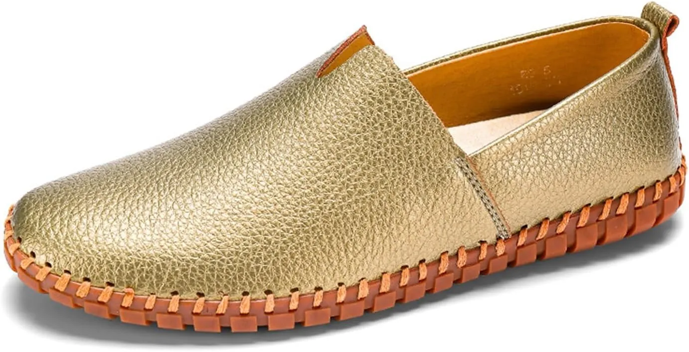 Men's Loafers Casual Slip On Leather Shoes Soft Penny Loafers for Men Lightweight Driving Boat Shoes