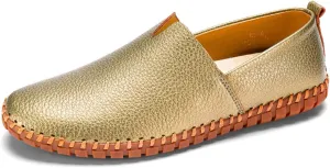 Men's Loafers Casual Slip On Leather Shoes Soft Penny Loafers for Men Lightweight Driving Boat Shoes