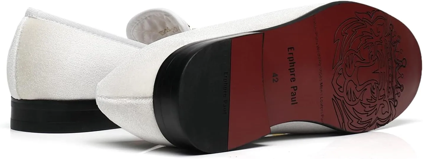 Men's Loafers Fashion Gold Buckle Wedding Party Shoes