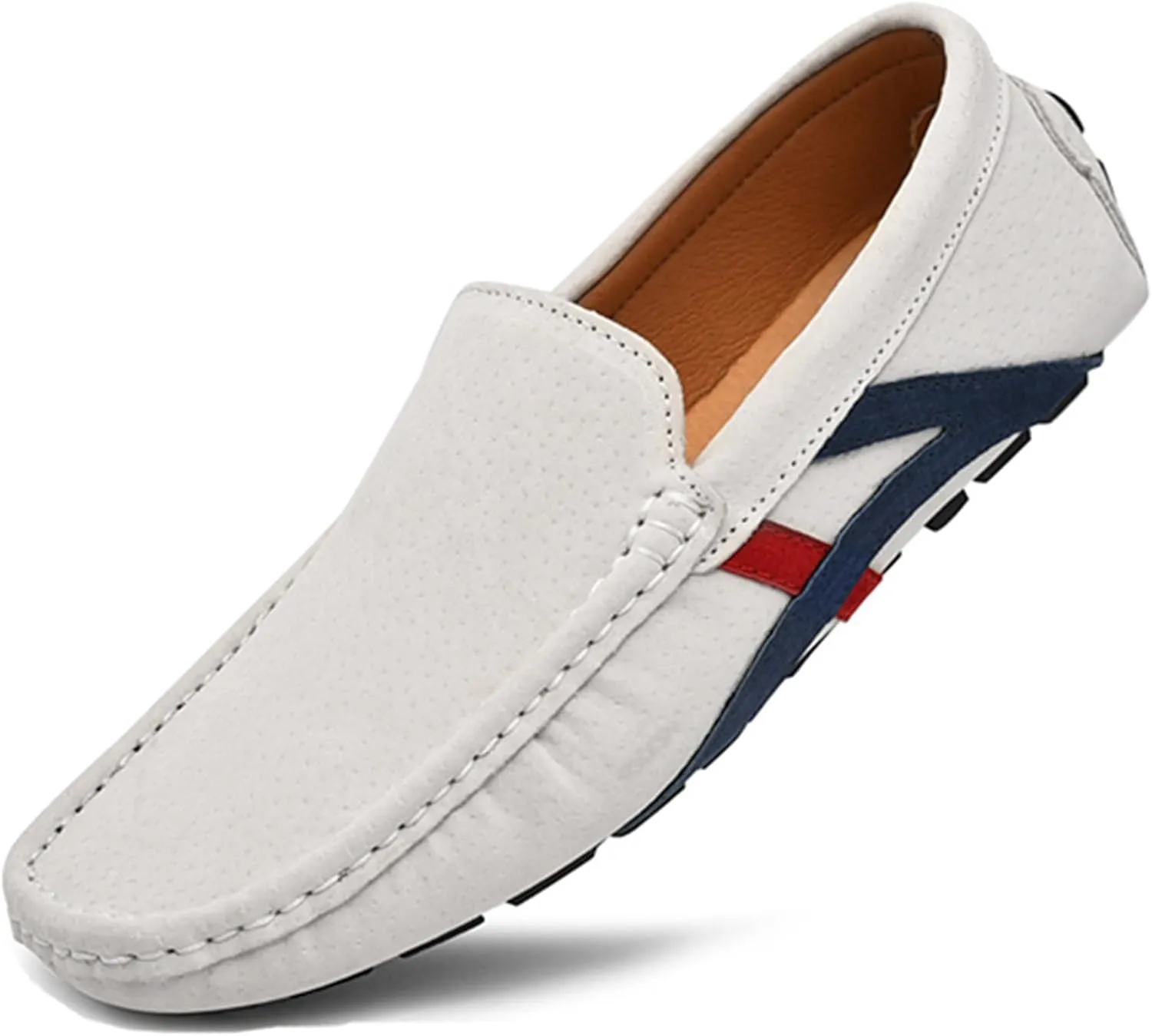 Minishion Boys Mens Loafers Shoes Slip on Fashion Summer Party Moccasin Flats YY010