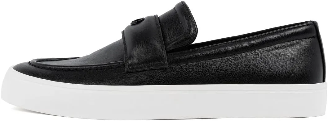 Nautica Women??s Slip-On Penny Loafer Sneakers ?C Casual Comfort Walking Shoes with Cushioned Insole and White Sole