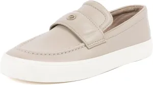 Nautica Women??s Slip-On Penny Loafer Sneakers ?C Casual Comfort Walking Shoes with Cushioned Insole and White Sole
