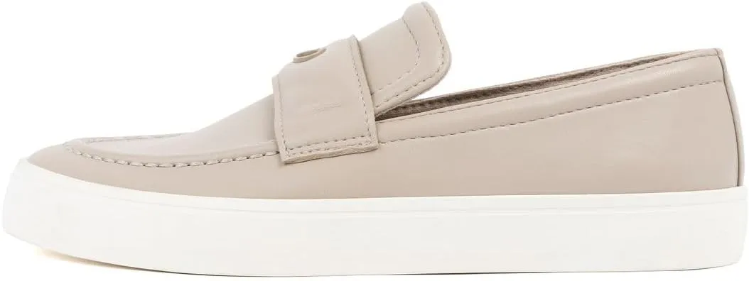 Nautica Women??s Slip-On Penny Loafer Sneakers ?C Casual Comfort Walking Shoes with Cushioned Insole and White Sole