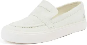 Nautica Women??s Slip-On Penny Loafer Sneakers ?C Casual Comfort Walking Shoes with Cushioned Insole and White Sole