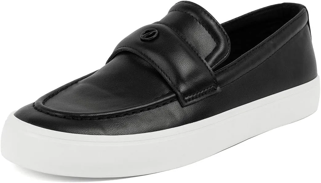 Nautica Women??s Slip-On Penny Loafer Sneakers ?C Casual Comfort Walking Shoes with Cushioned Insole and White Sole