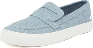 Nautica Women??s Slip-On Penny Loafer Sneakers ?C Casual Comfort Walking Shoes with Cushioned Insole and White Sole