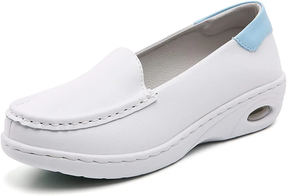 NVBHOF Bunions Nursing Shoes for Women, Breathable Lightweight Work Shoes Slip-Resistant Orthopedic Healthcare Nurse Shoes, with Arch Support
