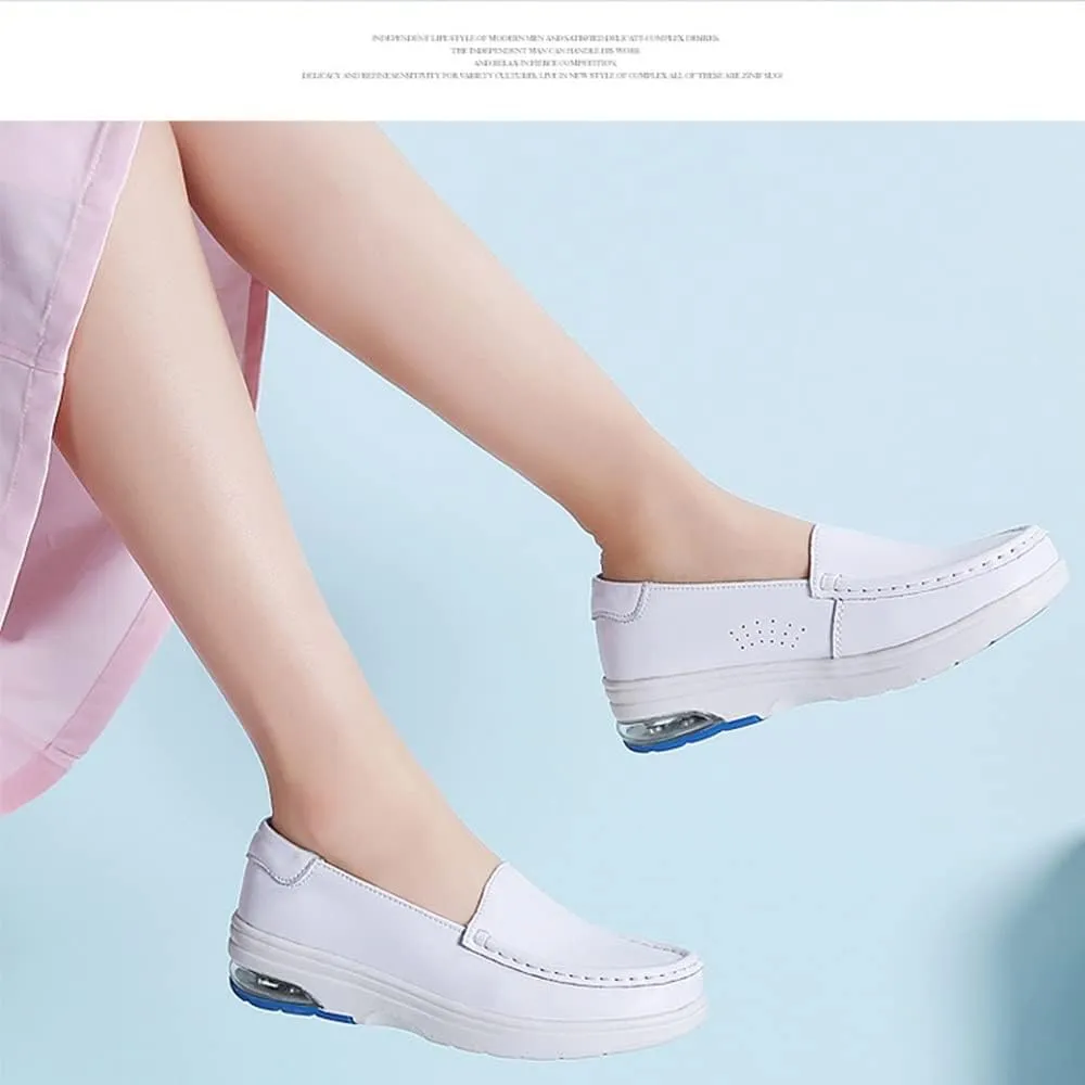 NVBHOF Professional Orthopedic Nursing Shoes with Arch Support, Comfortable and Slip-Resistant Work Chef Shoes for Women Food Service
